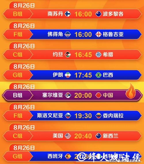 2023世界杯直播时间表完整指南